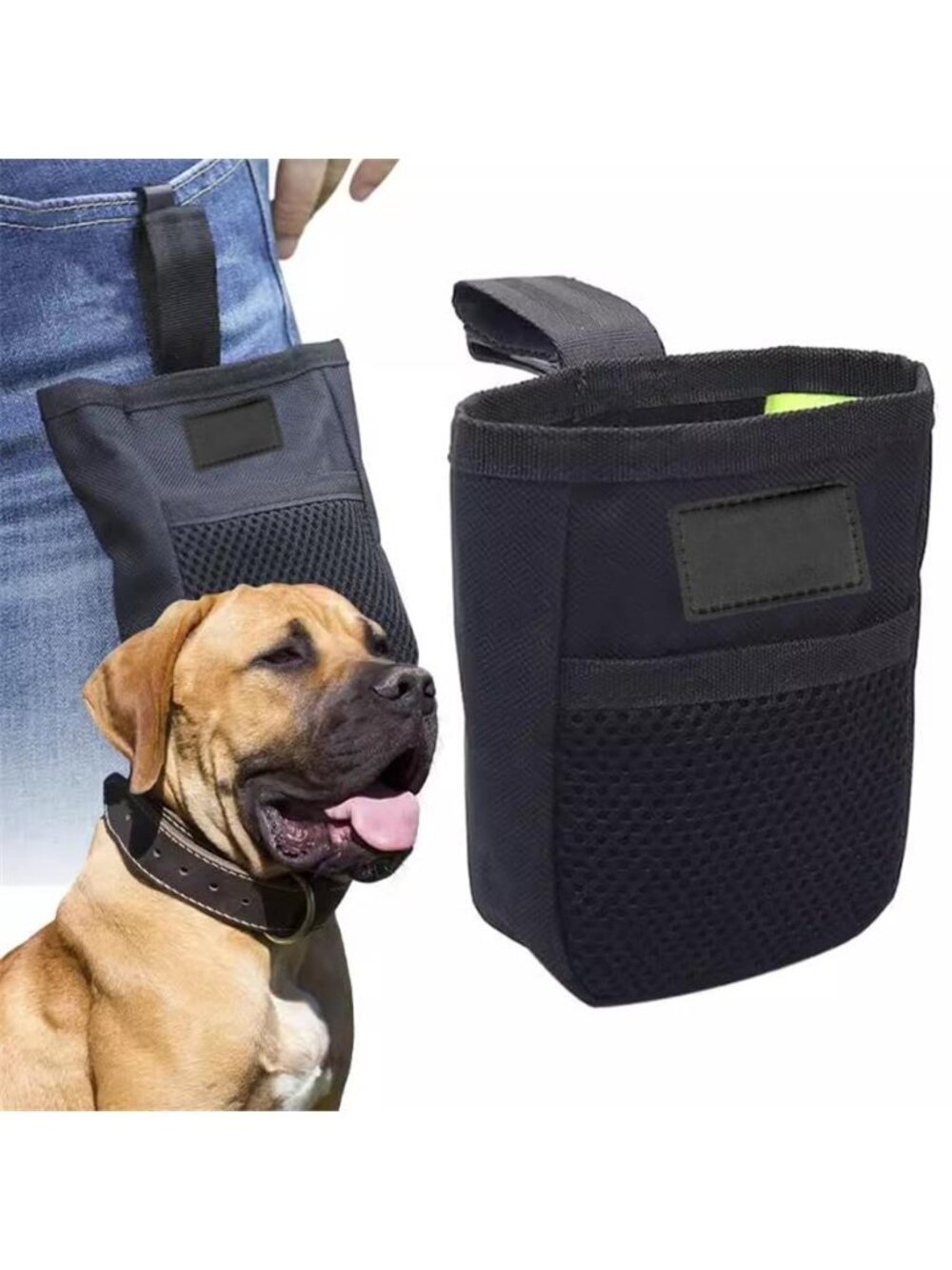 Dog Training Treat Pouch Small Portable Dog Treat Pouch Bag with Clip Pet Bait